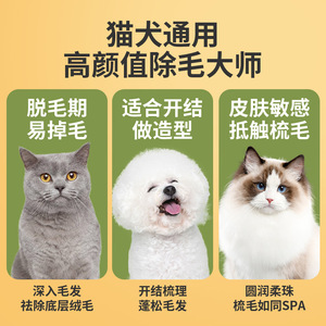 Peigne autonettoyant Lion Pet pour chats et chiens, outil de toilettage pour enlever les poils - Product Image 4