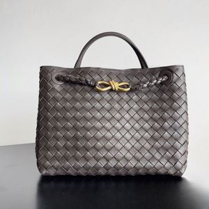 Fashion Lady Senior Sense Large Capacity Genuine Leather Handbag Single <b>Strap</b> Polyester Simple Braided Design Crossbody <b>Shoulder</b> - Product Image 4