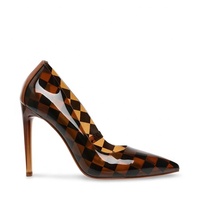 Escarpins de luxe pour femmes, chaussures italiennes à bout pointu et à talons aiguilles, escarpins de marque célèbres, nouvelle collection 2021