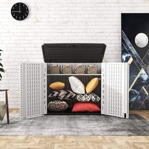 Boîte <span class=keywords><strong>de</strong></span> rangement extérieure pour outils portables blancs <span class=keywords><strong>de</strong></span> résistance aux intempéries pratique <span class=keywords><strong>de</strong></span> qualité supérieure avec construction en plastique durable - Product Image 3