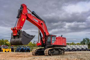 Excavadora hidráulica sobre orugas para minería de 100 toneladas, modelo ME105 oficial de 8m3, con martillo - Product Image 4