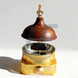 レストランケータリングパーティー高級料理ビュッフェセットステンレス製保温鍋加熱式フードディスプレイウォーマーセット販売中 - Product Image 3