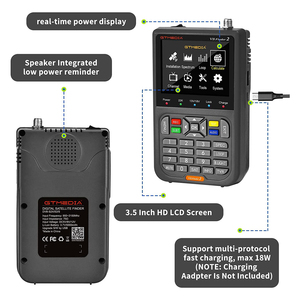 Medidor de señal digital FTA, detector de <span class=keywords><strong>sat</strong></span>élite, receptor de pantalla LCD para ajustar el plato de TV vía <span class=keywords><strong>sat</strong></span>élite, S2/S2/S2X - Product Image 2