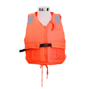Marine Work Life Jacket Oxford Fabric Reflective Water Safety Vest Swimming Rafting Protective Clothing - Product Image 4