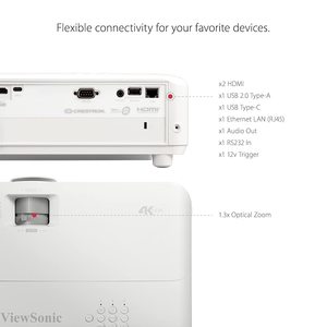 PX748 PX748 4K UHD 4000 Lumens 240 Hz 4.2ms HDR Auto PX748-4K Smart <b>Projector</b> Dual & USB-C Portable With 4K UHD 4000 Lumens Proj - Product Image 6
