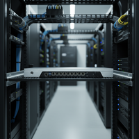 Serveur de sécurité réseau 1U en rack, routeur pare-feu, 8 ports LAN 2.5G I226-V, 2 ports SFP+ 10G, Intel i5/i7 6e-9e génération X86