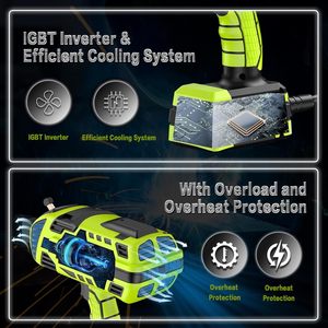 Máy hàn que cầm tay COROTC 120A 110V với chức năng khởi động nóng, điều chỉnh lực hồ quang, công nghệ IGBT và 20 que hàn - Product Image 4