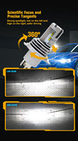 Bombillas LED GOODZOOM H4 H7 Hb Hb4 para Faros Delanteros, Plug and Play, 9-30V, Luces Canbus para Auto, 2500Lm, Resistentes al Agua