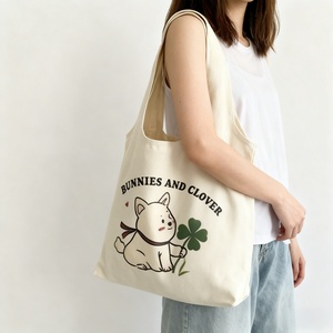 เสื้อกั๊กผ้าใบสไตล์ใหม่กระเป๋าโท้ทผ้าใบสะพายไหล่ข้างเดียวสำหรับนักเรียนหญิงเวอร์ชั่น<span class=keywords><strong>เกาหลี</strong></span>ดีไซน์ตามสั่ง - Product Image 3