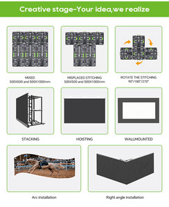 Nueva Pantalla LED Curva P3.91 para Interiores, Flexible, para Alquiler, Señalización Digital con Gran Descuento, Pantalla LED Curva TR - Product Image 6