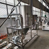 Draagbare mini sproeidroger van roestvrij staal, automatische kleine sproeidrooginstallatie voor voedselverwerking en vruchtensap.