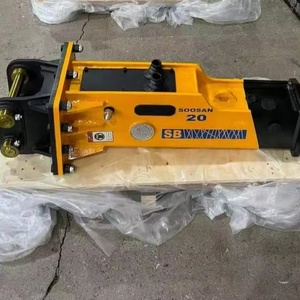 เครื่องเจาะไฮดรอลิกแบบกล่อง SB20 สำหรับรถตักล้อยาง รุ่นเครื่องยนต์ทนทาน หัวเจาะขนาด 45 มม. ประกอบด้วยหัวเจาะแหลม+หัวเจาะทู่+หัวเจาะลิ่ม+หัวเจาะทรงกรวย สำหรับรถตักขนาด 1.2-3.0 ตัน - Product Image 3