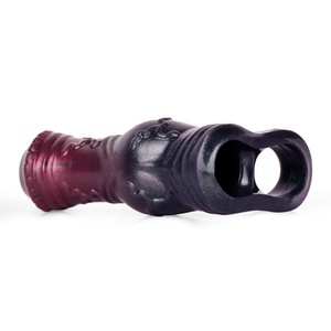 NNSX Extended Thickened <b>Dildo</b> Cover for Men Hollow <b>Dildo</b> Condom Sex Toy Cover Soft Silicone Adult Toy - Product Image 3