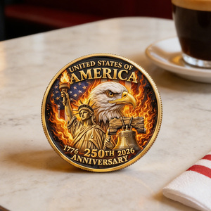 Moneda Conmemorativa del 250 Aniversario de EE. UU. al por Mayor, Bañada en Oro, Moneda Coleccionable de Desafío por la Constitución de EE. UU. - Product Image 4
