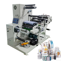 Rouleau d'autocollants en vinyle à double arbre de réception Machine de découpe rotative