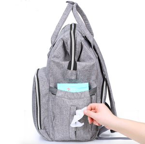 Sac <span class=keywords><strong>à</strong></span> dos de voyage personnalisé maman et bébé best seller Sac <span class=keywords><strong>à</strong></span> <span class=keywords><strong>langer</strong></span> en nylon <span class=keywords><strong>à</strong></span> poches multiples pour mère - Product Image 4