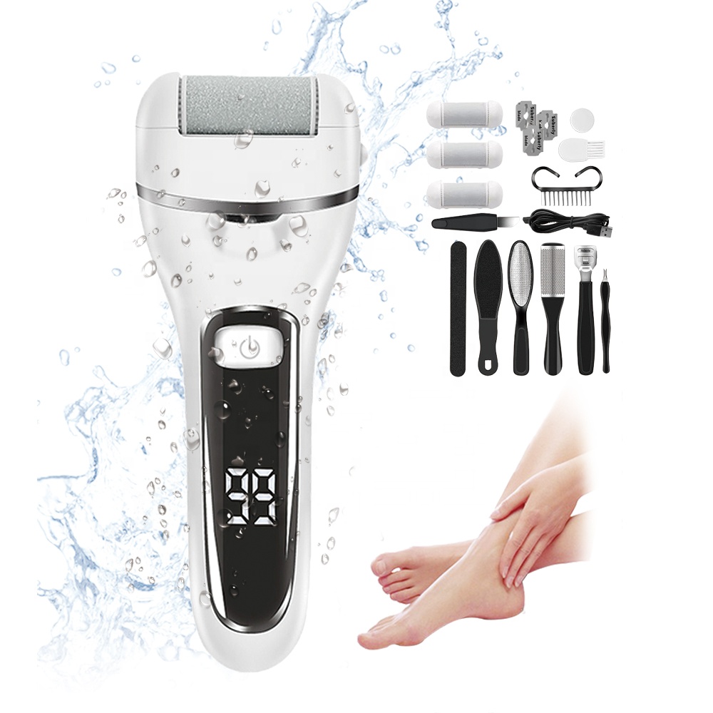 Portable Rechargeable Pedicure Foot File Dead Skin Removal Tool Kit Electric Callus Remover