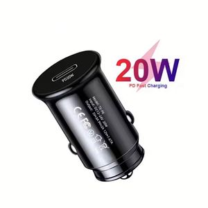 อะแดปเตอร์ชาร์จ Type C PD 20W ชาร์จเร็ว ที่จุดบุหรี่ในรถยนต์ ช่องเสียบ USB C สำหรับชาร์จโทรศัพท์ในรถยนต์ - Product Image 1
