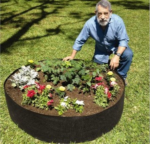 Paquete de 10 Bolsas de Cultivo Resistentes y Gruesas de Tela No Tejida, Macetas de Fibra Vegetal con Asas - Product Image 3