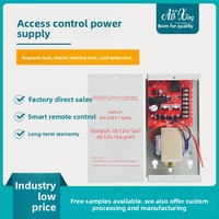 Système de contrôle d'accès et de présence AOXING AC220V vers DC12V 3A avec empreinte digitale et mot de passe pour serrures magnétiques/électriques – Vente en gros