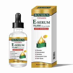 Rushun — huile de <span class=keywords><strong>vitamine</strong></span> <span class=keywords><strong>E</strong></span> 100% naturelle et <span class=keywords><strong>bio</strong></span>, pour le visage et la peau, réduit les rides et se décolore des taches foncées - Product Image 1