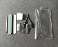 Kit professionnel de manucure jetable pour la beauté des ongles 7 pièces et ensemble de pédicure