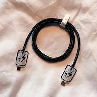 Nouvelle Housse de Protection Créative pour Chargeur iPhone et Protecteur de Câble. Compatible avec les Têtes de Chargeur iPhone 18W et 20W