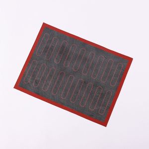 Custom Reusable Silicone Mats Non-Slip Eclair Baking <b>Sheets</b> Low Moq Perforated Pastry Tools - Product Image 4