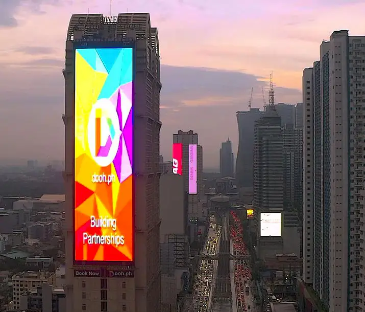 Led al aire libre de montaje en pared 3 D publicidad comercial pantalla P15.625 Panel de pantalla