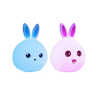 Soft Cover Kids Silicone Toy Night Light LED Night Light Lamp Colorful Lighting