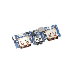 โมดูลชาร์จแบตเตอรี่แบบ LED ช่องเสียบ USB คู่ 5V 2.4A รองรับ <span class=keywords><strong>Micro</strong></span> Type-C สำหรับชาร์จแบตเตอรี่ลิเธียม 18650 ใช้กับพาวเวอร์แบงค์มือถือ 5V 2.4A - Product Image 3