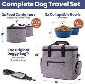 Free Sample BAGLHER Pet Travel Bag, Double-Layer Pet Supplies <b>Backpack</b> (for All Pet Travel Supplies), Pet Travel <b>Backpack</b> - Product Image 2