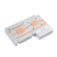 Dissipateur thermique en aluminium extrudé riveté en forme de L personnalisé pour le refroidissement des équipements industriels