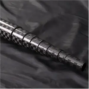 Poste Telescópico 3K Outrigger Pool Cue Shaft Piezas Telescópicas Mástil Alimentado por Agua para Abrazaderas Ptz Crical Carbon Fiber Crical Cue Shaft