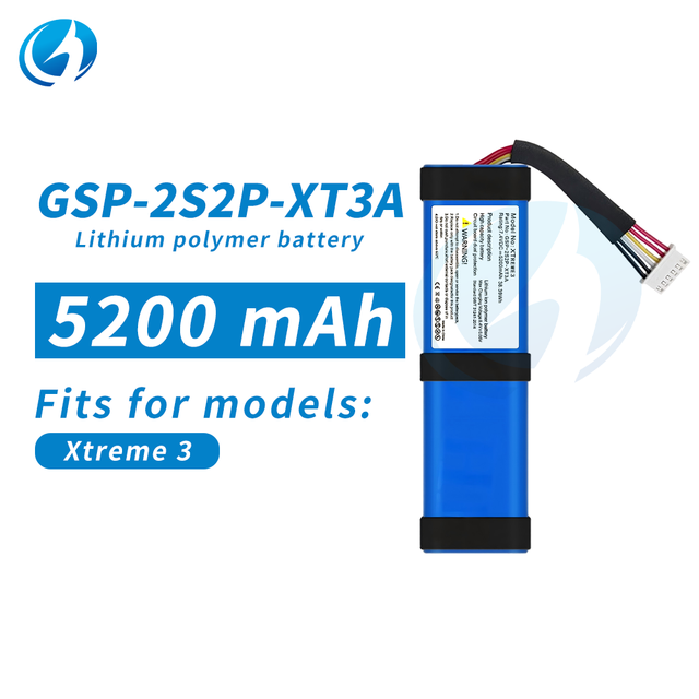 Speaker Battery GSP-2S2P-XT3A 5200mAh OEM Replacement High Capacity Li-ion Battery for JBL Xtreme 3 Speaker