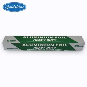90m heavy duty household catering food packing aluminium foil roll price