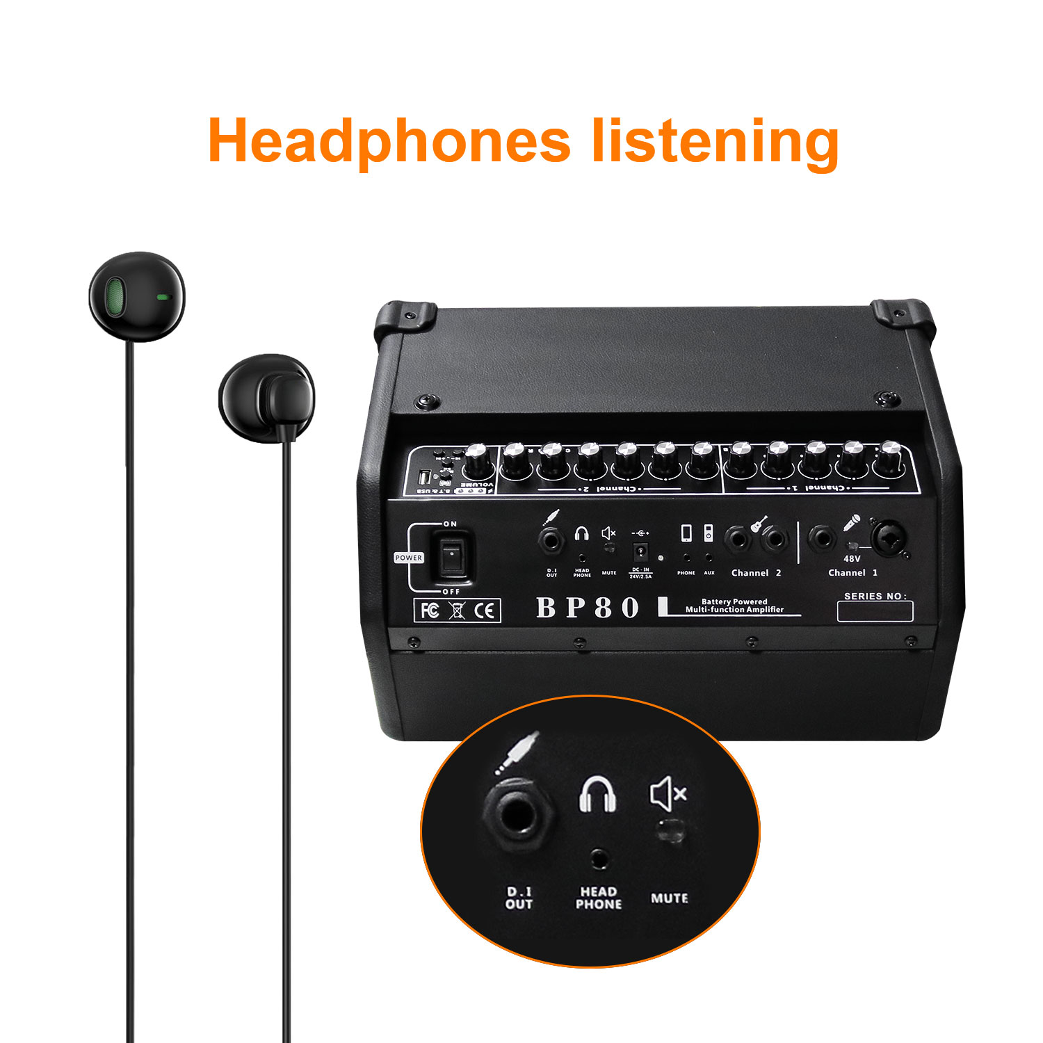 COOLMUSIC 100W充電式屋外アンプ ボーカルカラオケスピーカー