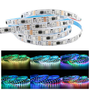 5m 10M 30m Roll 5050 Flexible 24V Dmx 12V Direccionable <span class=keywords><strong>Rgb</strong></span> Rgbw Rgbic Smd Ws2811 Ws2812b Tiras Luces Smart <span class=keywords><strong>Led</strong></span> Strip Light - Product Image 1