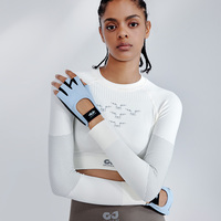 Gants de musculation unisexes XG85, demi-doigts, polyester/nylon, pour fitness, gym et cyclisme