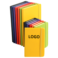Carnet à couverture rigide A5A6 avec logo personnalisé, journal en PU, carnet d'affaires, 80 à 100 feuilles, cadeaux promotionnels, fournitures scolaires et de bureau