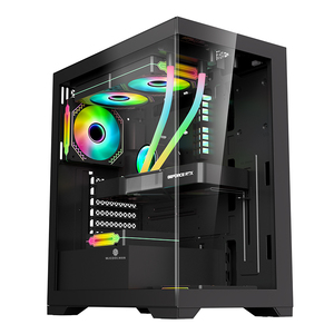 Maßgefertigtes MATX-Computergehäuse mit 310mm GPU-Unterstützung, 165mm CPU-Kühlerhöhe, 240mm Radiator, Gaming-Chassis für Gamer - Product Image 4