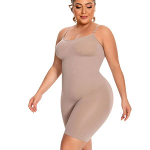 En gros Body sculptant pour femme, sans couture, taille haute, effet ventre plat, extensible - Product Image 1