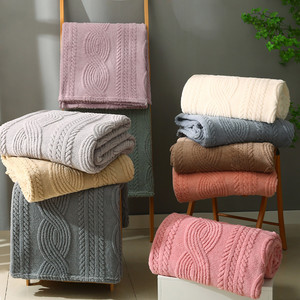 3D Phong Cách Thiết Kế <span class=keywords><strong>Sherpa</strong></span> Ném Chăn Siêu Mềm Mờ Ấm Cúng Ấm Áp Dày Sang Trọng Fluffy Lông Dệt Kim Lông Cừu Cho Đi văng Giường Sofa - Product Image 1