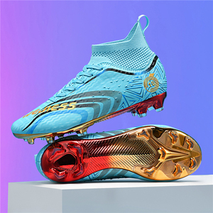 Chaussures de football rétro antidérapantes pour hommes de haute qualité 2025, en maille, pour l'été, l'automne et l'<span class=keywords><strong>hiver</strong></span>, chaussures de sport d'extérieur, <span class=keywords><strong>crampons</strong></span> - Product Image 4