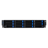 Server RS720A-E12-RS12 2U Dual-prosesor Mendukung hingga 24 DIMM, 8 NVMe, 9 Slot PCIe 5.0, dua M.2, OCP 3.0, empat Slot Ganda GPU