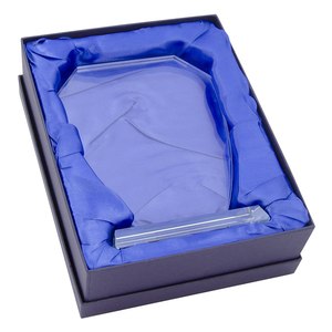 Trofei in Vetro con Base Trapezoidale 190x150x8 con Grafica Stampata UV per Omaggi Fieristici o Regali di Benvenuto - Product Image 2