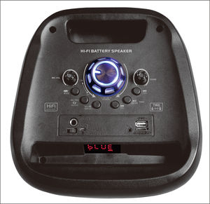 Hot Sản phẩm bán chạy 8*2 karaoke Xe đẩy Loa ánh sáng đầy màu sắc có thể sạc lại Loa Alexa <span class=keywords><strong>Echo</strong></span> Dot Loa di động - Product Image 5