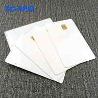 Benutzer definierte gedruckte SC-RFID zugriffs kontrolle PVC-Karte Sle4442/4428 Kontakt IC-Chip 13,56 MHz Frequenz leere Magnetstreifen-Chipkarte