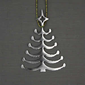 Ornement d'arbre de noël suspendu en métal traditionnel accessoires suspendus d'arbre de vacances décoratifs décor à la maison de fête - Product Image 1