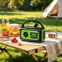 Radio AM/FM SOS de Manivela con Energía Solar y Batería de Polímero de 10000 mAh